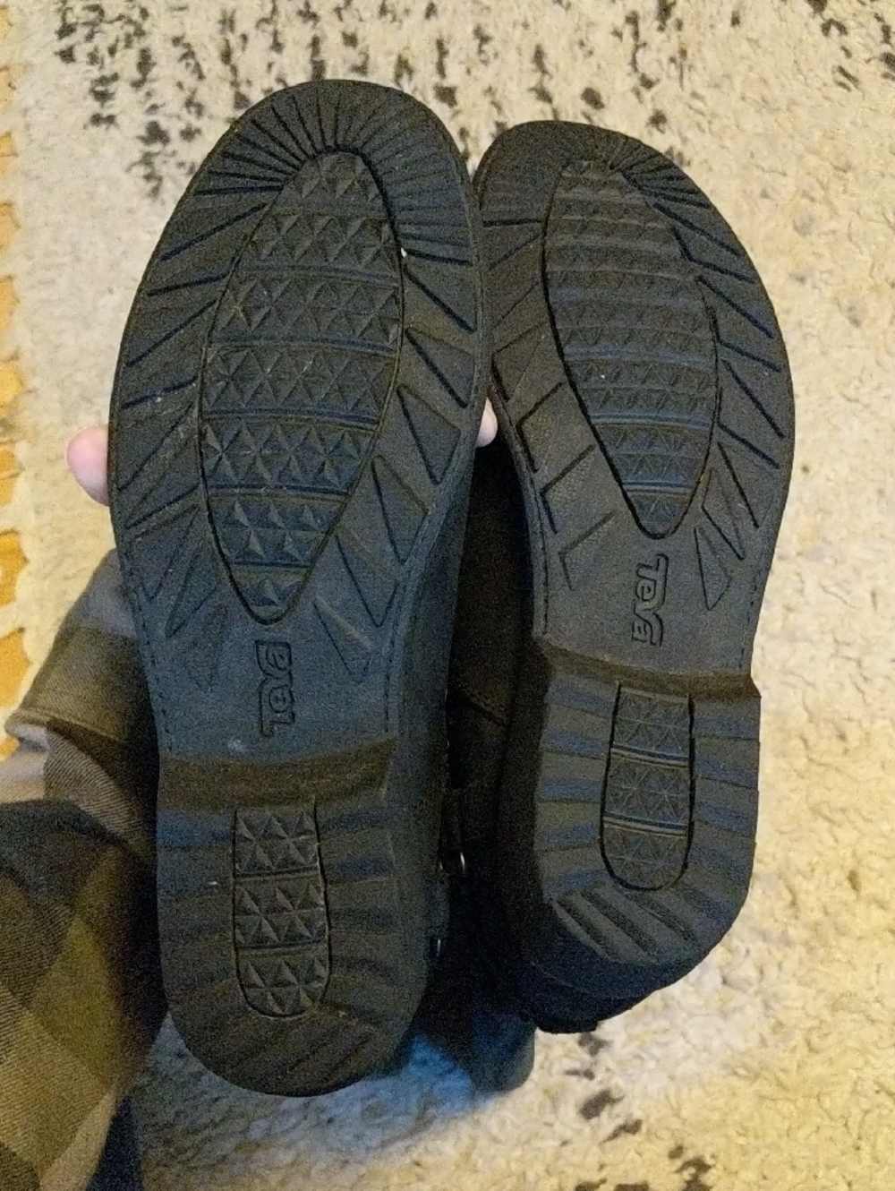 Teva De La Vina Dos Tall Waterproof Black Leather Harness Boots Size 9 - Picture 3 of 8